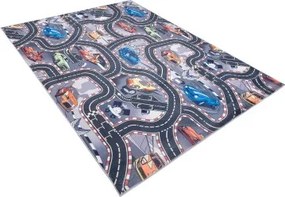 TA Koberec B-605 FLANNEL PRINTED Sivý Obdĺžnikový Rozmer: 120x170 cm