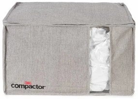 Úložný box s puzdrom Compactor Oxford XL, 150 l, sivá