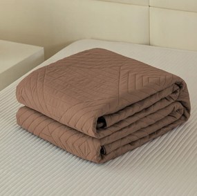 Prehoz na posteľ CALDERA, tmavo béžový Rozmer: 170 x 210 cm