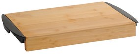 Kesper 58350 Bambusová doštička s odkladacími miskami, biela, 41 x 25,5 x 4 cm
