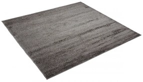 Kusový koberec Shaggy Parba sivý štvorec 200x200cm