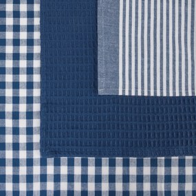 KUCHYNSKÁ UTIERKA LUCY SADA 3 KS 50X70 CM MODRÉ