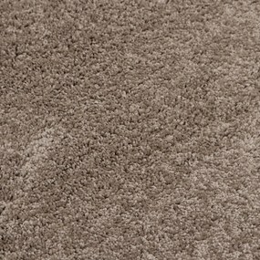 Metrážny koberec Bali 274, na mieru, šíře 4m, hnedá, filc, detská izba