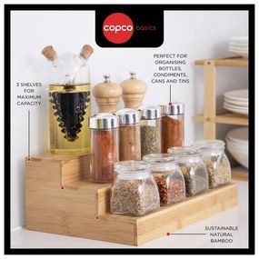 Bambusový organizér na koreničky Copco - Kitchen Craft