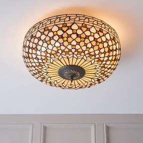 Endon 64276 - Stropné svietidlo Tiffany MILLE FEUX 2xE27/60W/230V priemer 45 cm