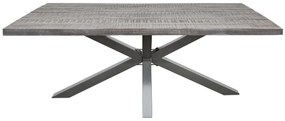 Jedálenský stôl Galaxy 200cm mango sivá