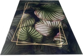 TA Koberec Y-A FLANNEL PRINTED Sivý (flanelový) Obdĺžnikový Rozmer: 120x170 cm