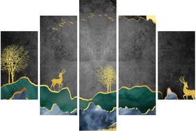 Obraz - Horská scenéria (150x105 cm)