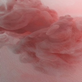 Obraz červeného dymu (120x50 cm)