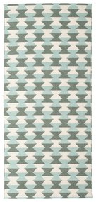 Zeleno-tyrkysový vnútorný a vonkajší behúň 70x160 cm Dana Army – Pappelina