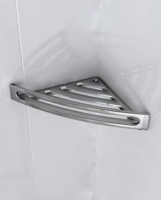 Gedy Gedy, SMART trojposchodová rohová police 200x590x150 mm, chróm, 2484