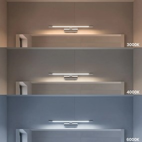 Nástenné LED svietidlo Klimt, 1x LED 8w, 3000-6000k, (40 cm), ch