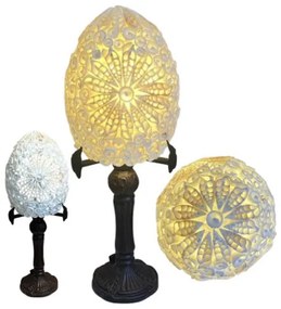 Boho lampa seashell GOLDEN SUN Tiffany styl Branches Ø15*37