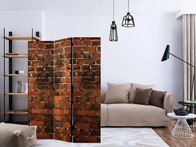 Paraván - Brick Shadow [Room Dividers] Veľkosť: 135x172, Verzia: Jednostranný