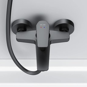 Vaňová a sprchová batéria AM.PM Gem FGA10022 jednopáková, čierna