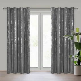ZÁVES NA KRÚŽKOCH LIBI 140X250 CM VZOROVANÁ