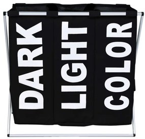 Kôš na bielizeň TRIKO 130 l čierny