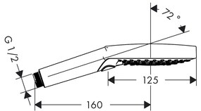 Hansgrohe Raindance Select S, ručná sprcha 120 3jet, chrómová, HAN-26530000