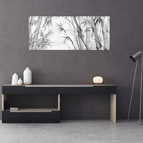 Obraz - Bambusový les (120x50 cm)