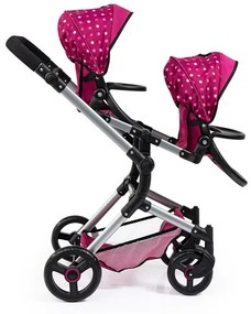 Bayer Design Kočík pre bábiky Twin Neo (bordová)  (100317609)