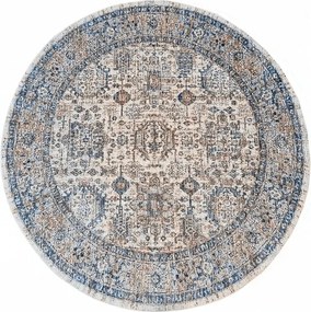 DC Koberec Kentucky kruh 562 modrá Rozmer: Ø 100 cm (kruh)