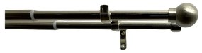 Kovová roztiahnuteľná dvojitá garniža 120 - 230 cm Koule - SP TREND