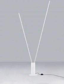LED biela stojaca lampa Kimolia
