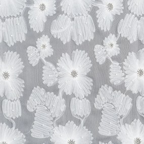 ZÁCLONA NA KRÚŽKOCH EVA MINGE JASMIN 140X250 CM VZOROVANÁ