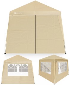 InternetovaZahrada Záhradný altánok Capri 3x3 m - 4 bočné steny - béžová