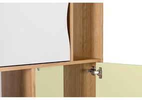 Zelená knižnica Woodman Avon Narrow Olive