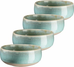 Mäser Súprava polievkových misiek 4 ks AQUATA – 14 cm, zelená