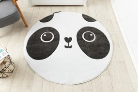 Koberec PETIT PANDA biela Veľkosť: kruh 140 cm
