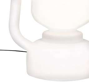 Stojaca lampa biela 110 cm IP44 - Storm Extra Large