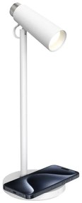 Immax 08990L - LED Stmievateľná stolná lampa s Qi nabíjaním TIT LED/12W/230V biela