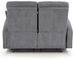 Rozkladacia polohovacia pohovka Bergen 128 cm tmavo sivá