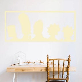 Veselá Stena Samolepka Simpsonovci Farba: béžová, Veľkosť: 40 x 17 cm
