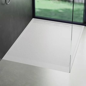 BPS-koupelny Obdĺžniková akrylátová sprchová vanička DEKO WH 90x80 biela