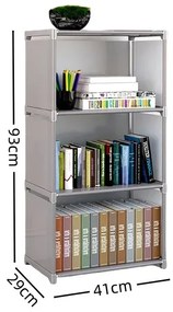 Detský DIY regál s motívom medvedíkov 4 police