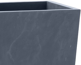 Sada 3 ks kvetináčov 2 square - antracitová