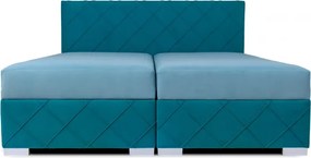 Čalúnená posteľ Mia, 200x180, modrá (AN 5914/5915)