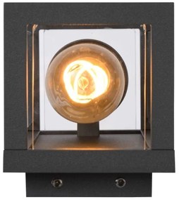 Lucide 27885/01/30 - Vonkajšie nástenné svietidlo CLAIRE 1xE27/15W/230V IP54 čierna