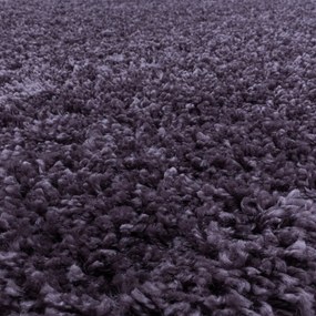 Ayyildiz koberce Kusový koberec Sydney Shaggy 3000 violett kruh - 160x160 (priemer) kruh cm