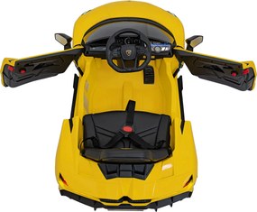 Ramiz Lamborghini Revuelto vozidlo Žltá