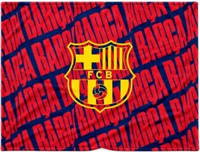 Veľká coral fleece deka FC Barcelona - 150 x 200 cm