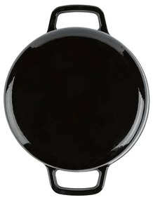 ERNESTO®  Liatinový kombinovaný hrniec, Ø 22 cm (čierna)  (100352893)