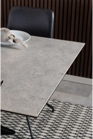 Jídelní rozkládací stůl Irwine 200/240 cm šedý/černý