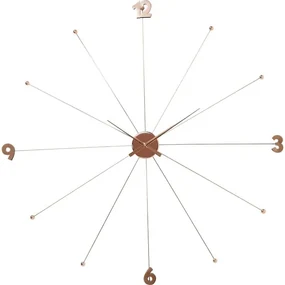 InternetovaZahrada - Kare Design Nástenné hodiny Umbrella Rose Gold
