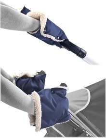 Rukávnik na kočík 2 ks Sensillo 45x21 navy