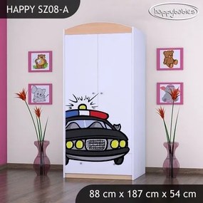 Detská skriňa POLÍCIA - TYP 8A