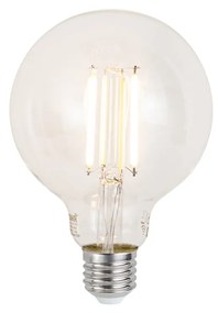 Inteligentné stmievateľné LED žiarovky E27 G95 číre 7W 806lm 2700-6500K